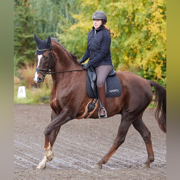 Ariat Equestrian Black Quilted Puffer Full Zip Riding Jacket, Women’s Large - Picture 9 of 9